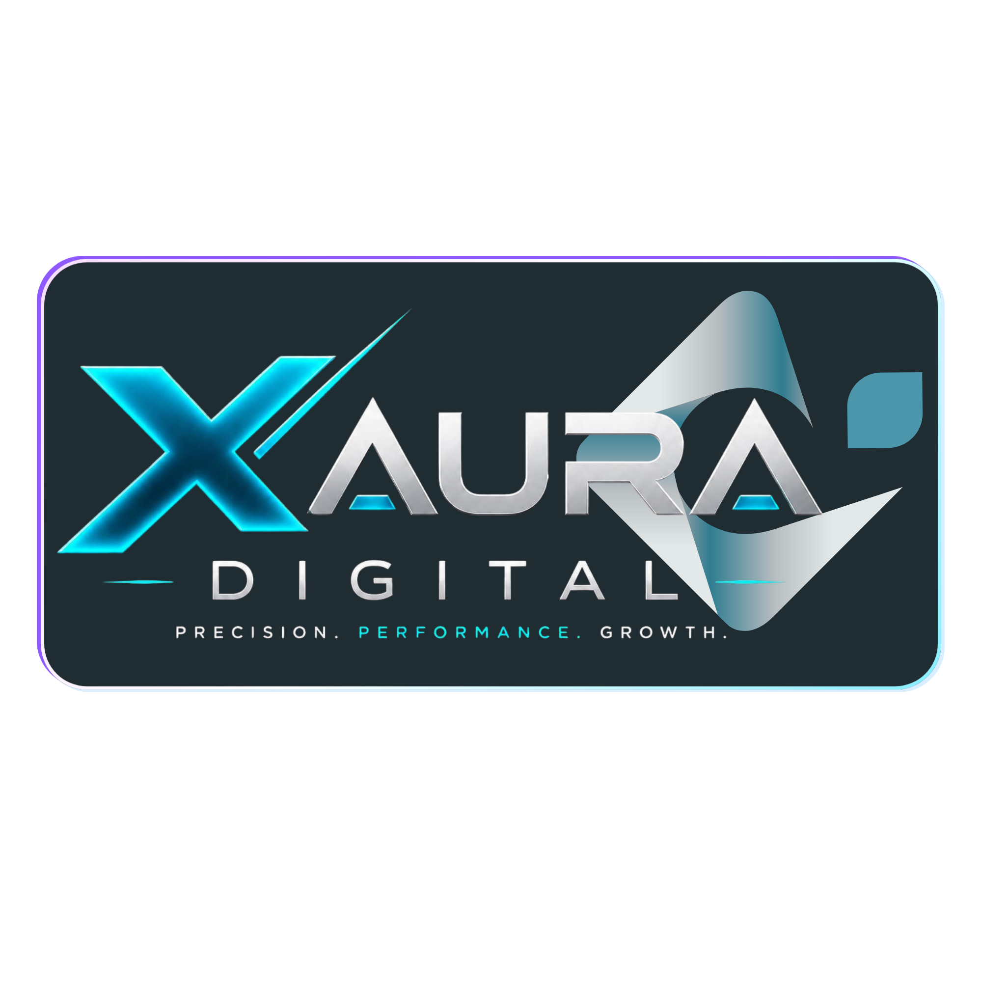 X-Aura Digital boxed logo